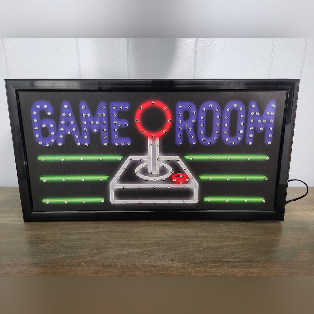 Light up Game Room Wall Decor